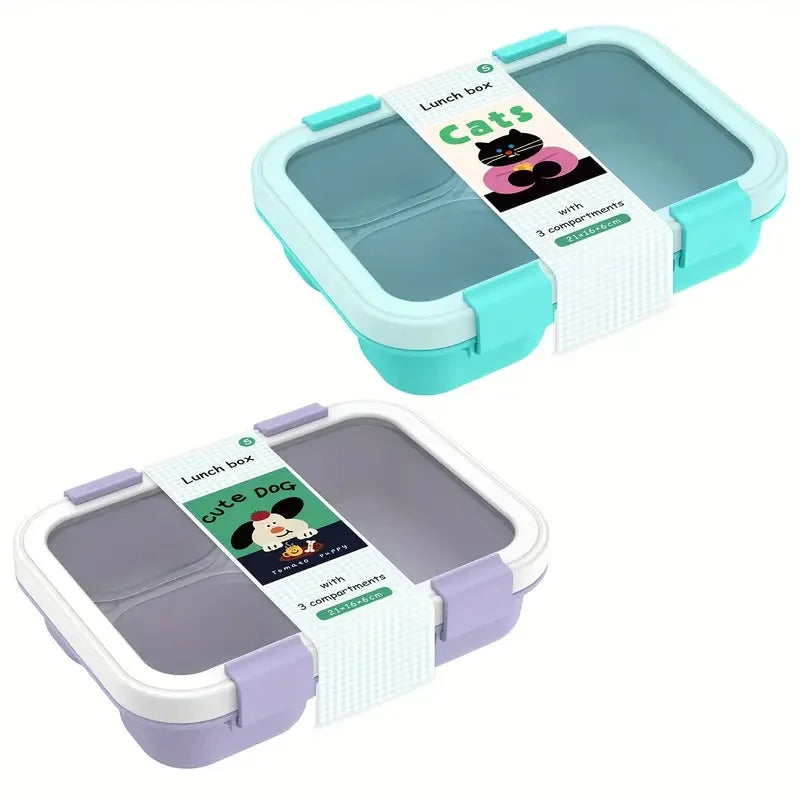 Versatile Bento Lunch Box | Leakproof Food Storage with Stackable Design | Ideal for Office and School Use