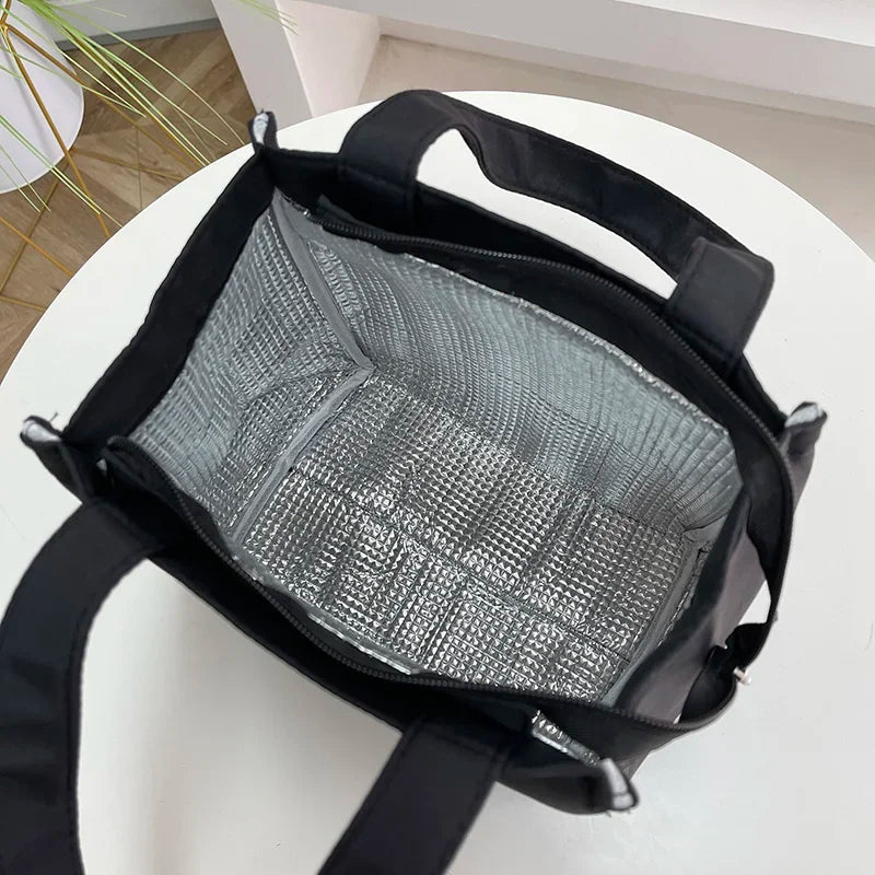 Versatile Insulated Lunch Bag | Large Capacity Tote with Durable Handle for Work and Travel