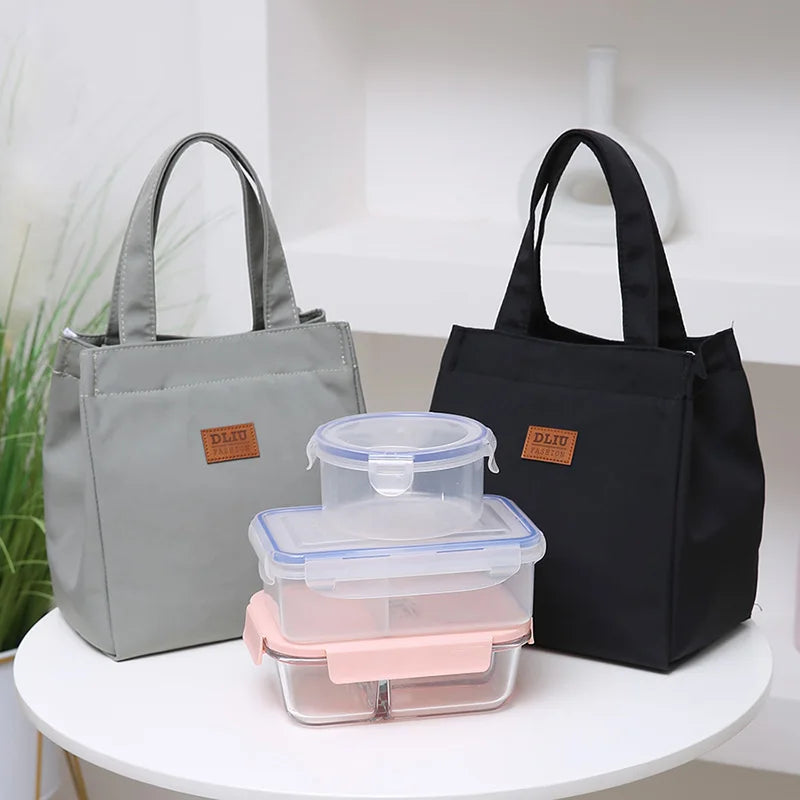 Versatile Insulated Lunch Bag | Large Capacity Tote with Durable Handle for Work and Travel