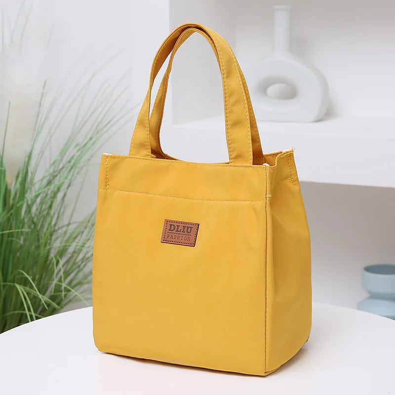 Versatile Insulated Lunch Bag | Large Capacity Tote with Durable Handle for Work and Travel
