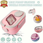 Versatile Lunch Box Set | 2-Layer Bento Lunch Box with Microwave-Safe Design | Includes Cutlery & Portable Bag for Easy Meal Prep