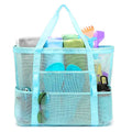 Versatile Mesh Beach Bag Tote with High Capacity Design | Ideal Organizer for Travel and Outdoor Activities