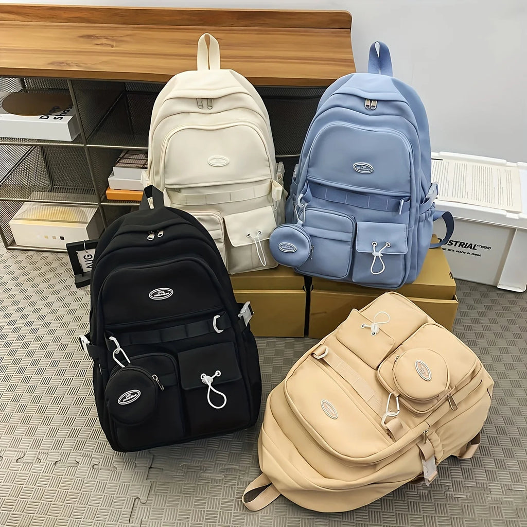 Versatile Travel Backpack with Large Capacity & Ergonomic Straps | Ideal for School and Leisure