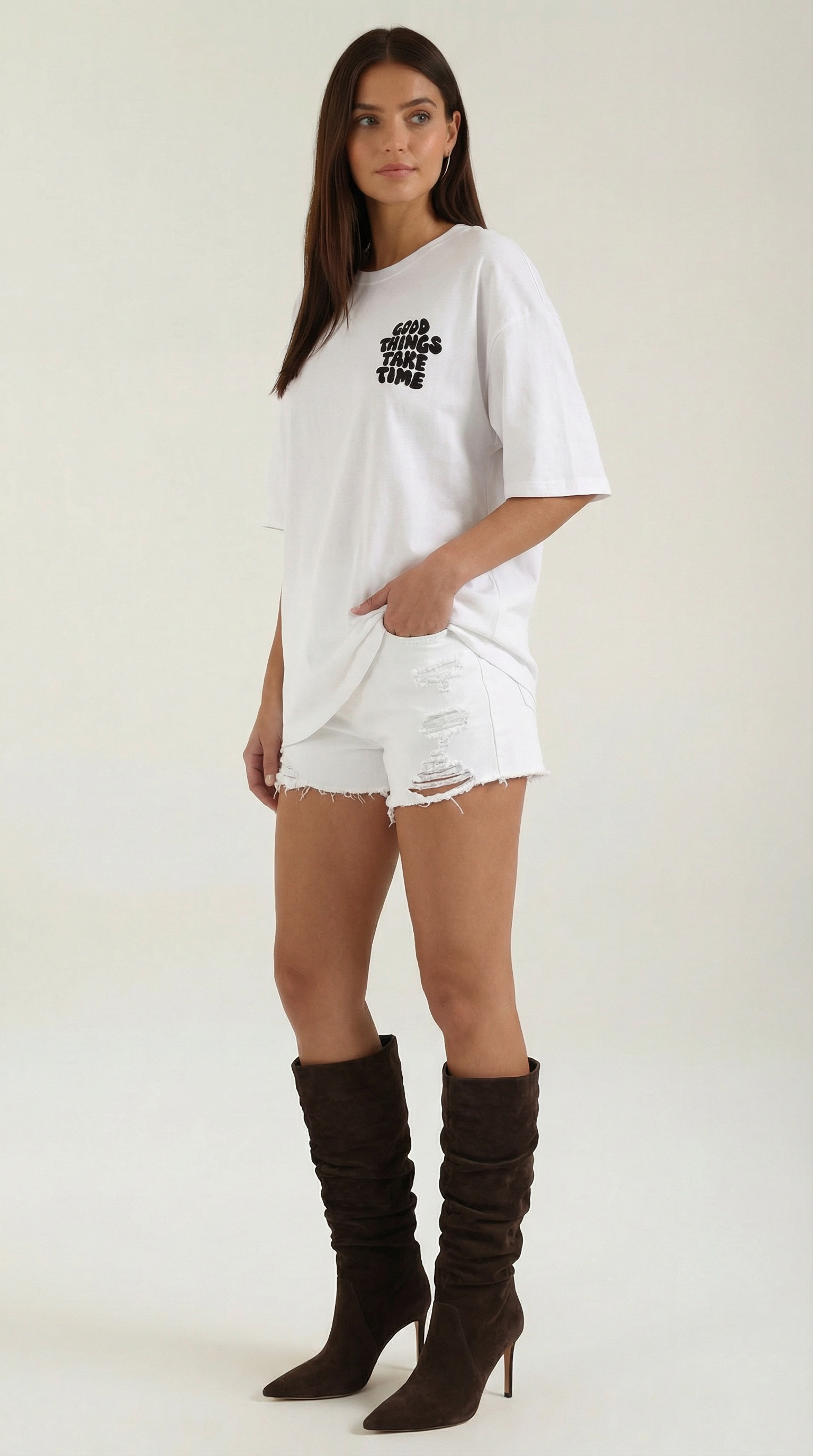 Women’s Oversized Graphic Cotton T-Shirt – Soft Relaxed Fit Streetwear