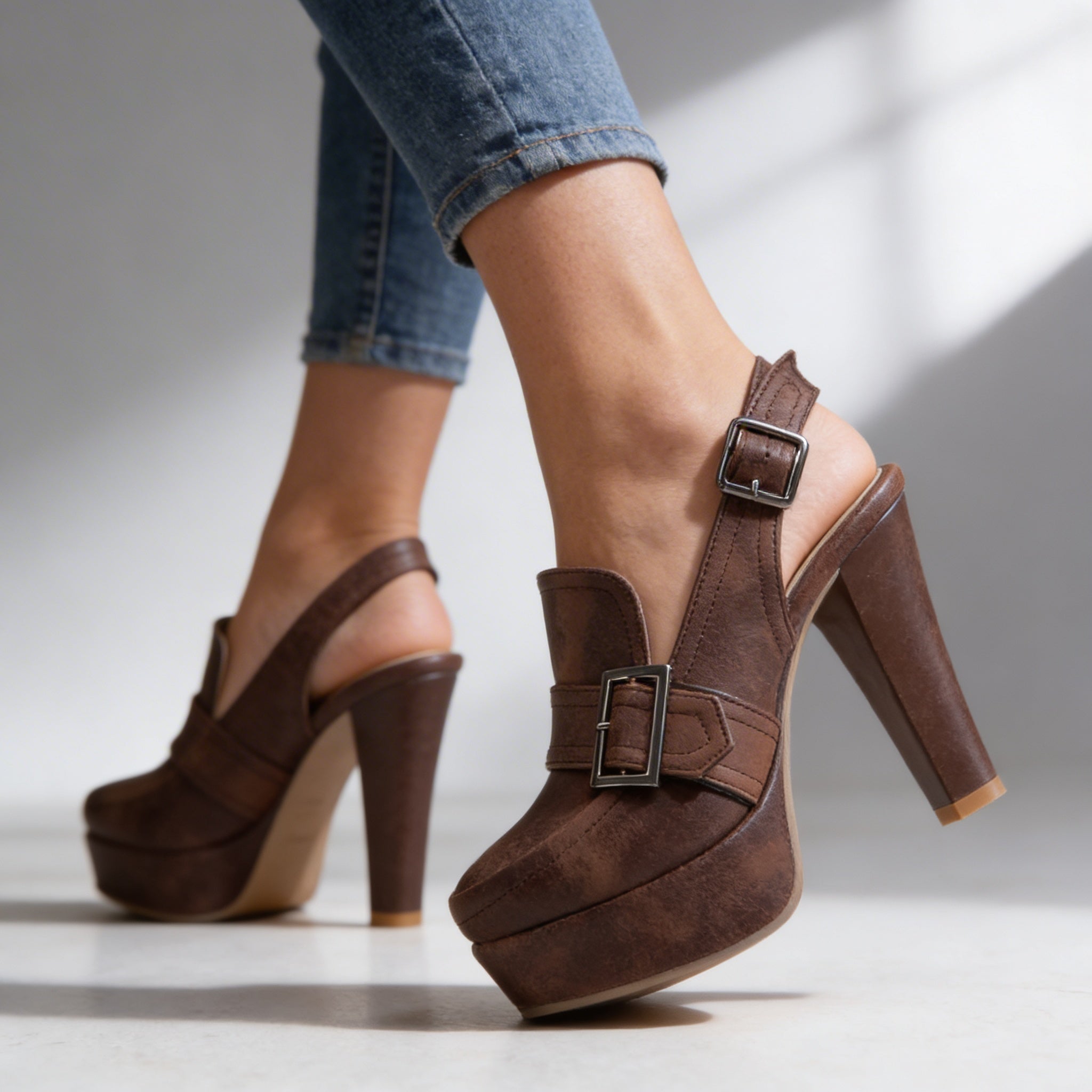 Victoria Elegant Slingback Heels for Women Stylish Comfortable Footwear