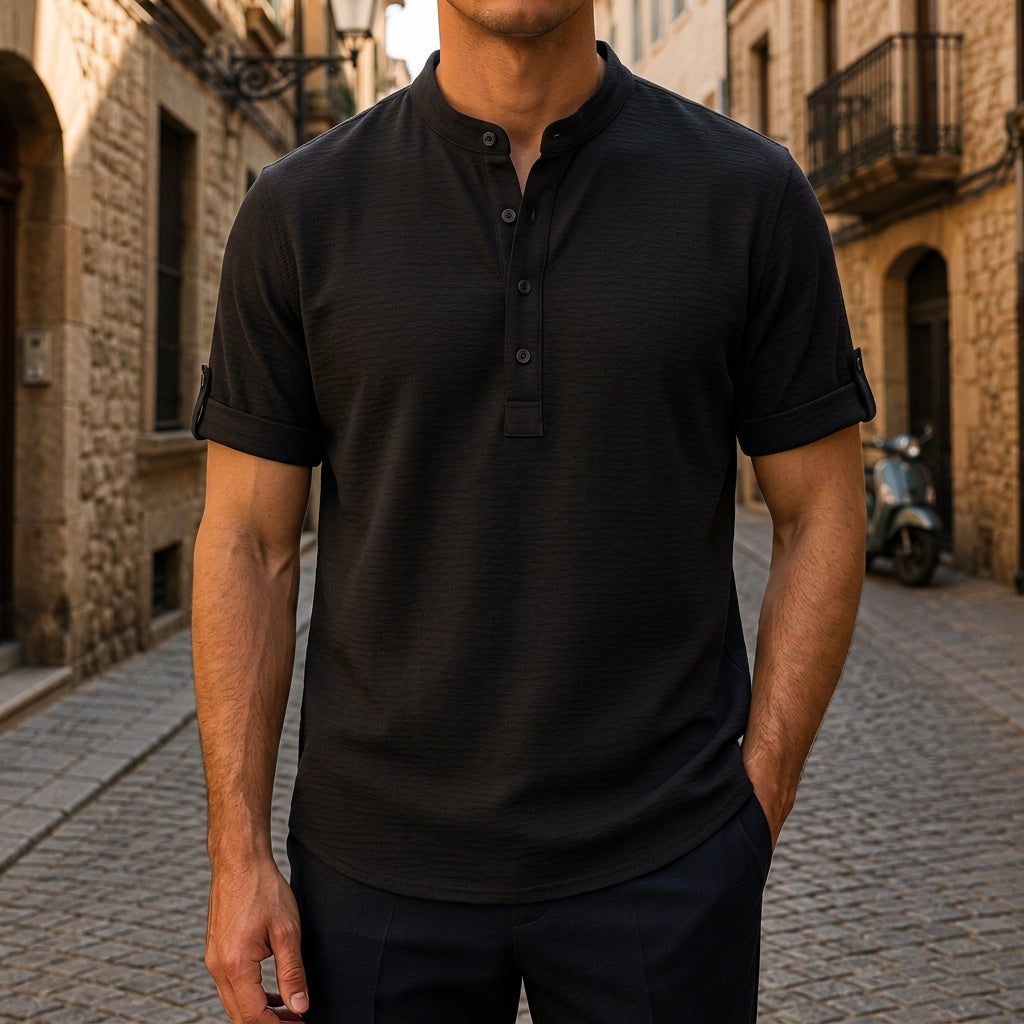 Waffle Textured Cotton Shirt for Comfortable Everyday Wear | Versatile Casual Top