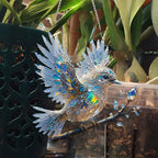 Bluebird Stained Glass Style Window Suncatcher