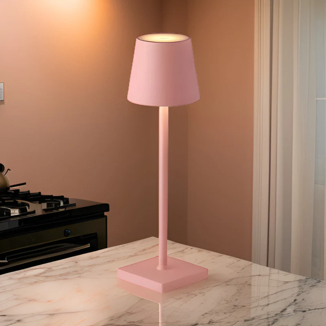 Wireless Rechargeable Table Lamp with Smart Touch Control | Elegant Cordless Design for Indoor and Outdoor Use