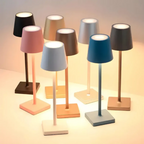 Wireless Rechargeable Table Lamp with Smart Touch Control | Elegant Cordless Design for Indoor and Outdoor Use