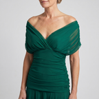 Women's Soft Flowing Maxi Dress with Elegant V-Neckline