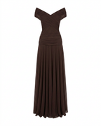 Women's Soft Flowing Maxi Dress with Elegant V-Neckline