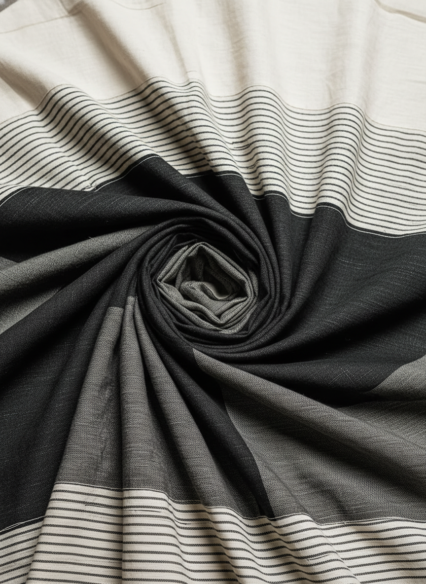 Black & White Patchwork Maxi Dress – Women's Sleeveless Colorblock Linen-Look Dress with Pockets