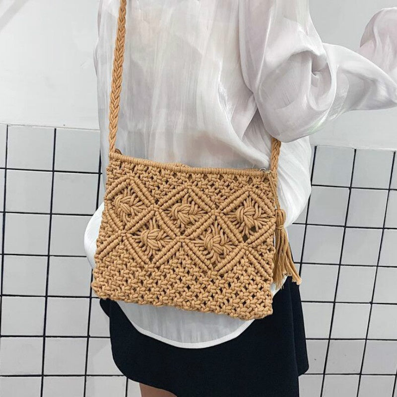 Woven Shoulder Bag for Women with Trendy Boho Design | Stylish Accessory for Every Occasion
