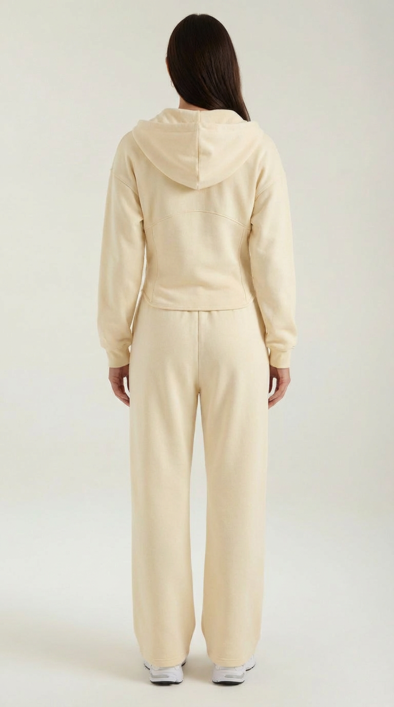 Women’s Yolanda Hoodie & Wide Leg Pants Set – Cozy Relaxed Fit Loungewear