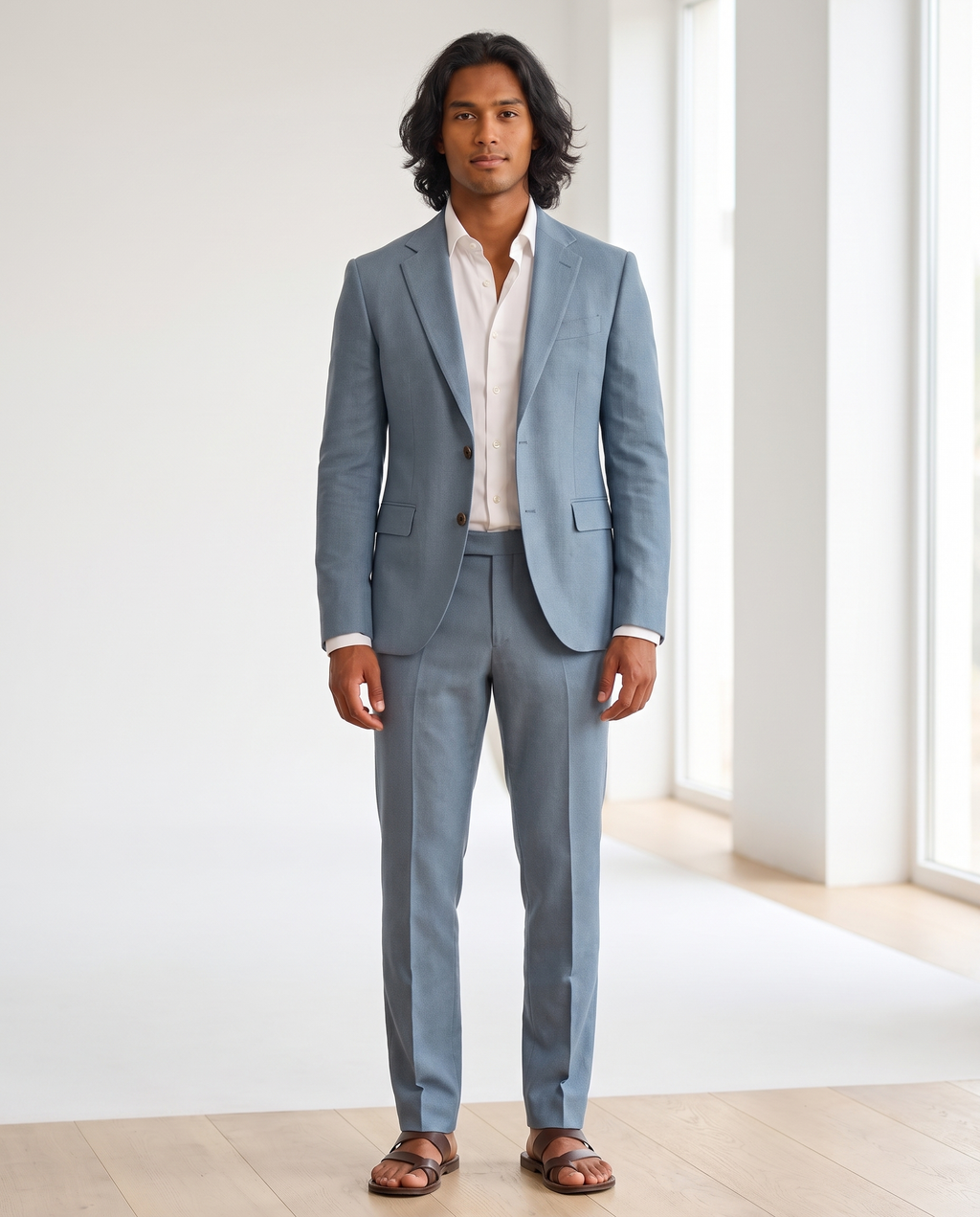 Linen Suit Collection | Men's Linen Suit Set with Breathable Fabric | Slim Fit for Wedding and Summer Events