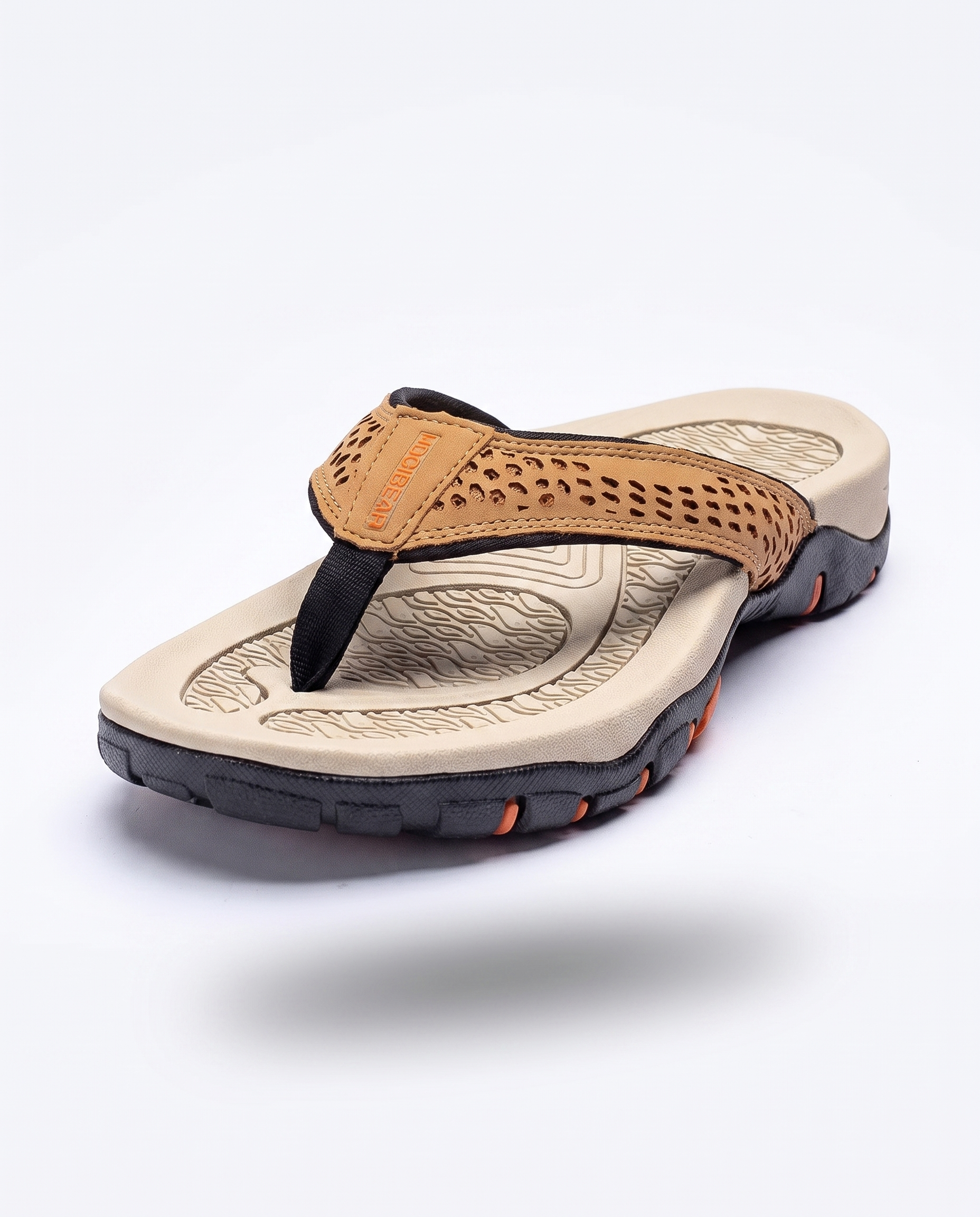 Athletic Men's Sandals | Flip Flops with Arch Support & Water-Resistant Straps | Comfortable Outdoor Footwear