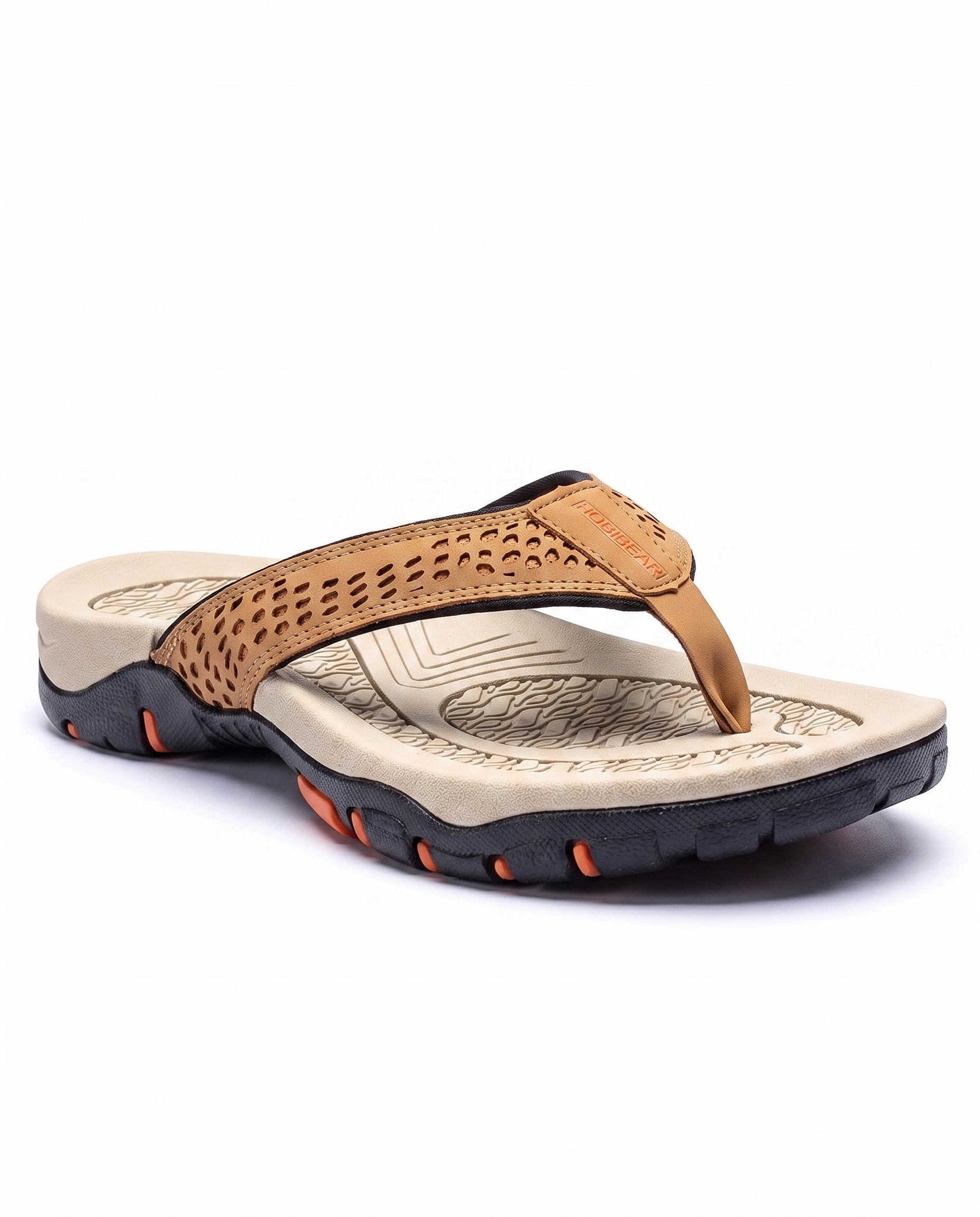 Athletic Men's Sandals | Flip Flops with Arch Support & Water-Resistant Straps | Comfortable Outdoor Footwear