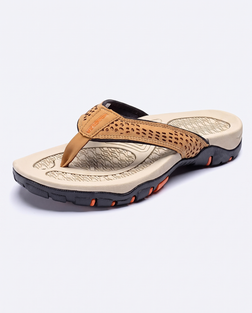 Athletic Men's Sandals | Flip Flops with Arch Support & Water-Resistant Straps | Comfortable Outdoor Footwear