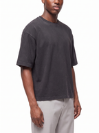 Boxy tee dropped shoulder fit three quarter view