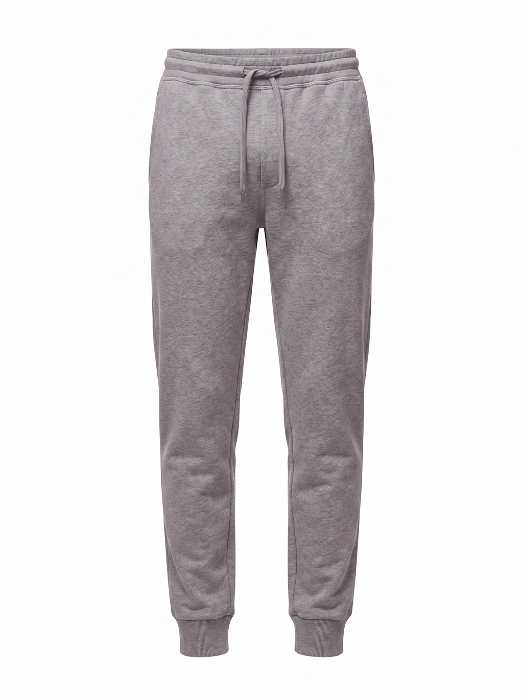 Grey sweatpants product packshot on white