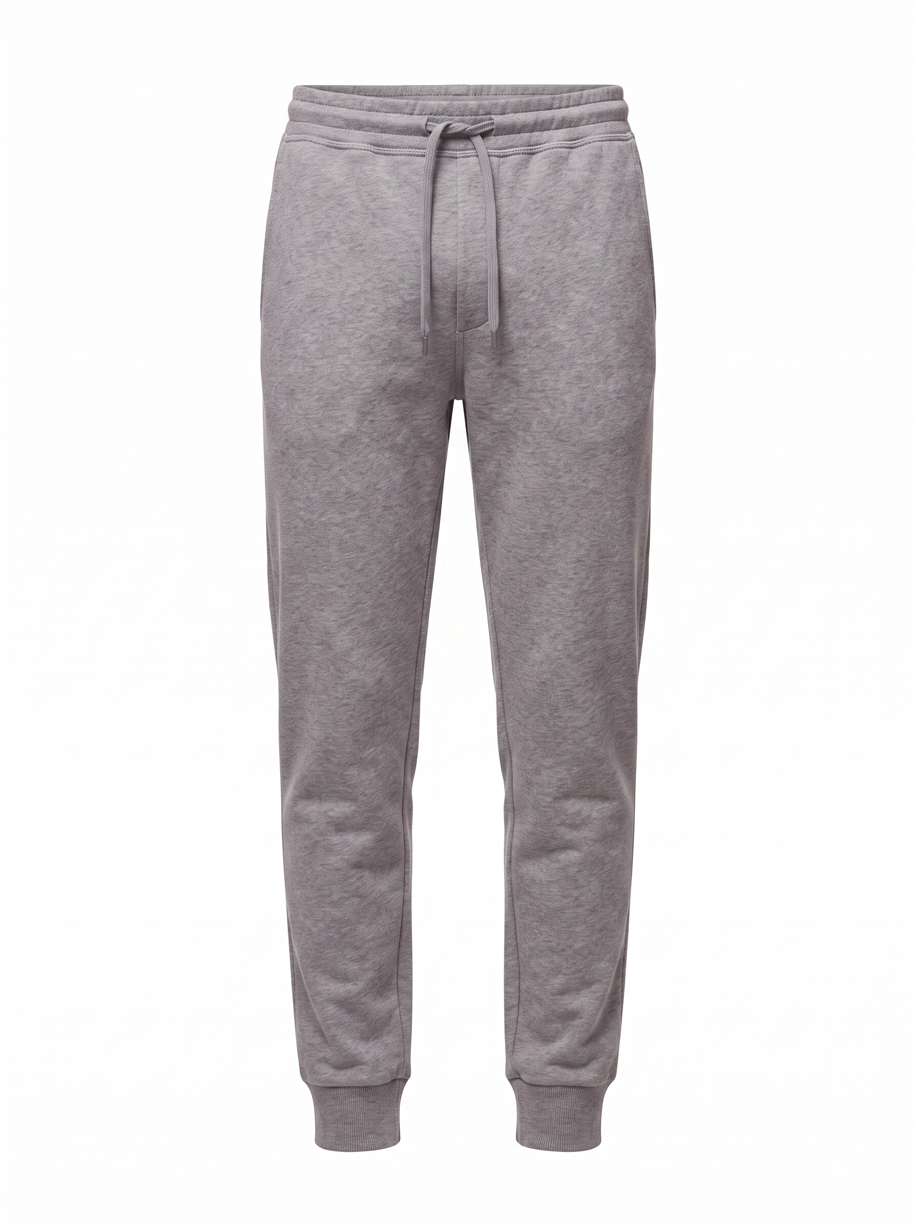 Grey sweatpants product packshot on white