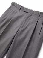 Pleat and crease detail close up