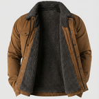 Western ranch jacket collar and button detail